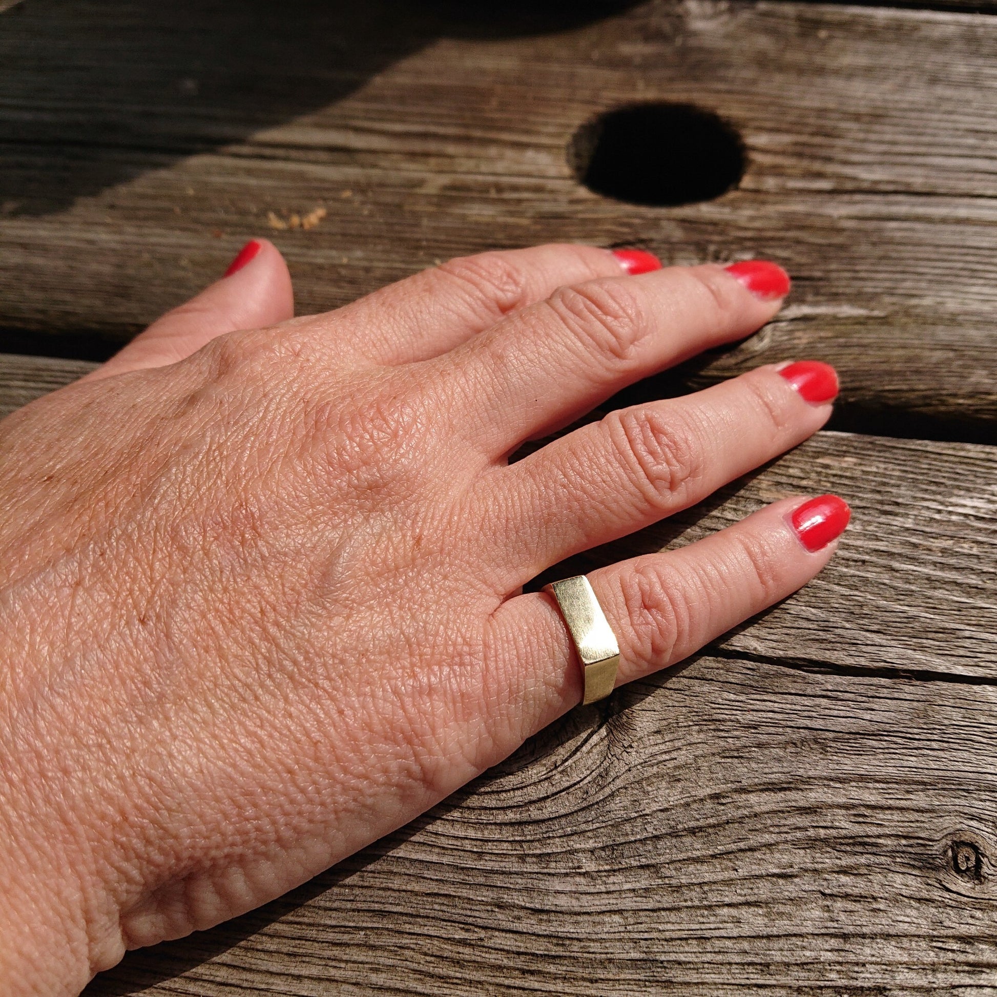 9ct Pinky Signet Ring - Karen Morrison Jewellery