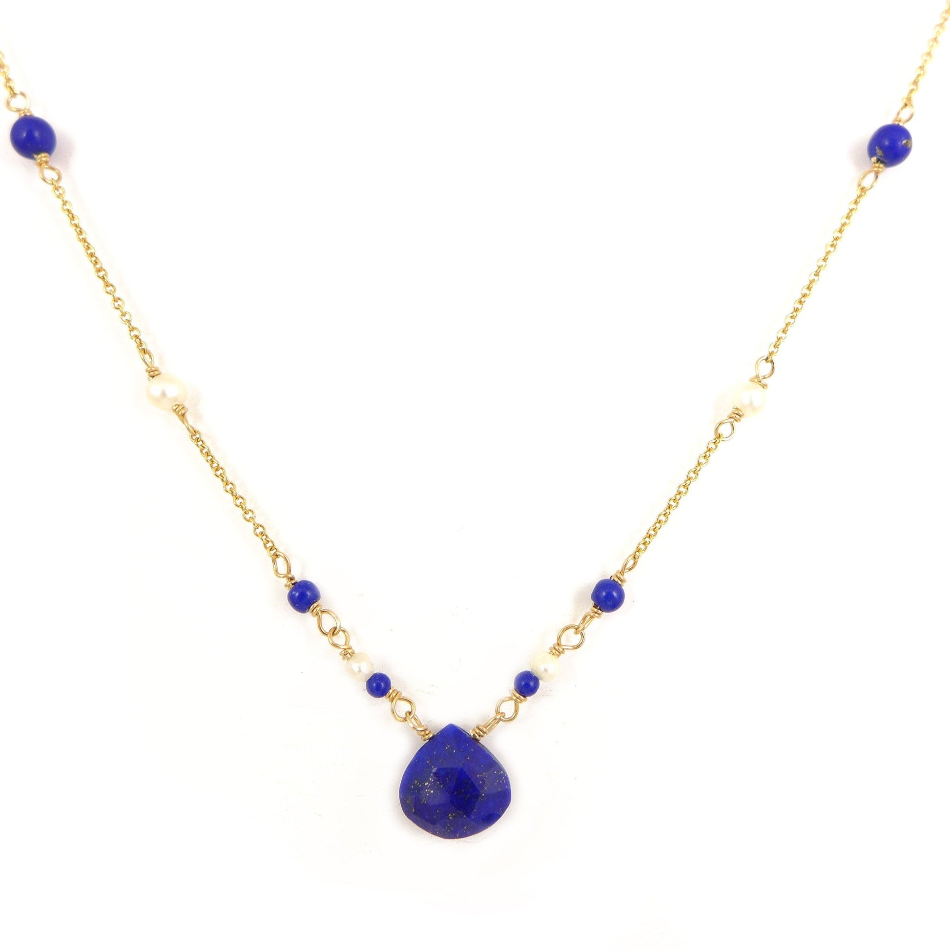 Lapis Lazuli  Necklace - karen-morrison-jewellery