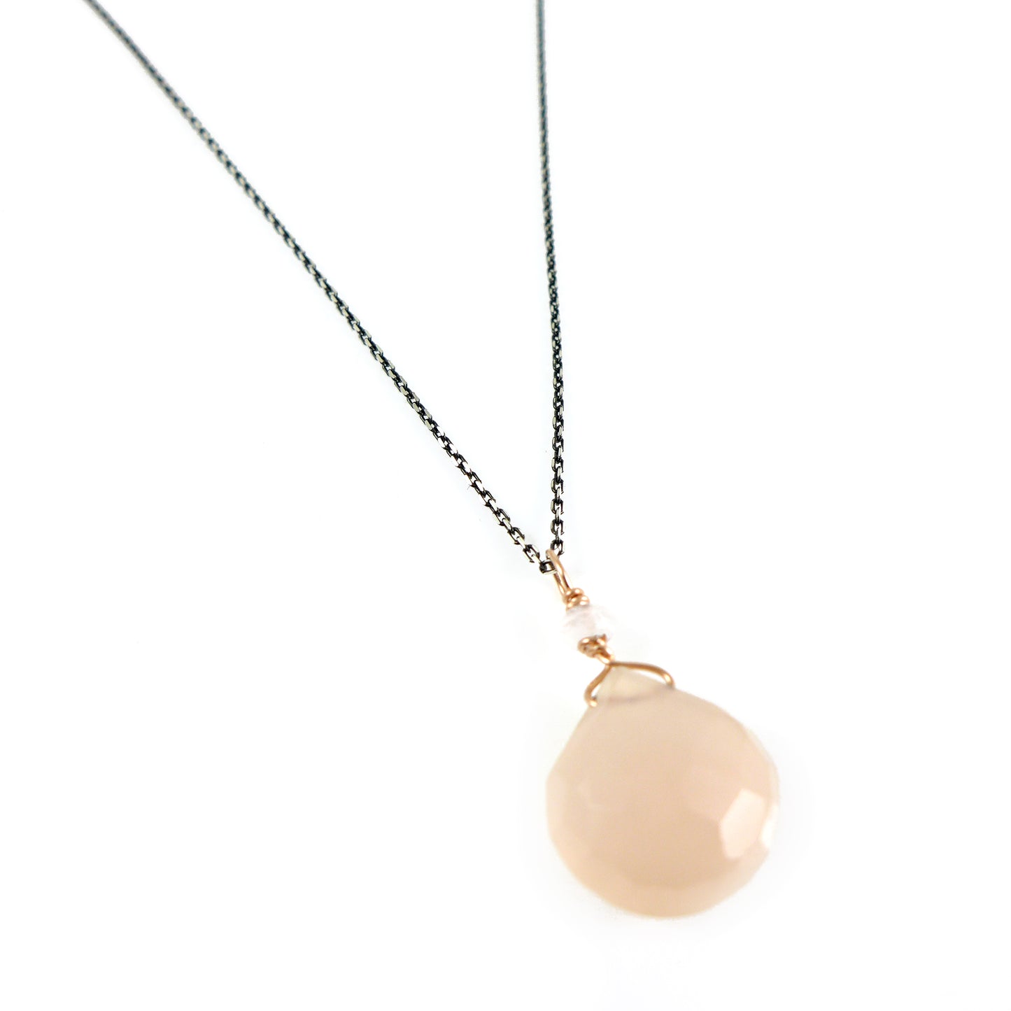 Rose Quartz Gemstone Necklace - karen-morrison-jewellery