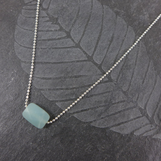 Amazonite Sterling Silver Necklace - karen-morrison-jewellery