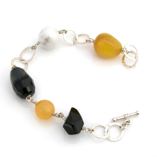 SALE - Yellow Chalcedony Bracelet - karen-morrison-jewellery