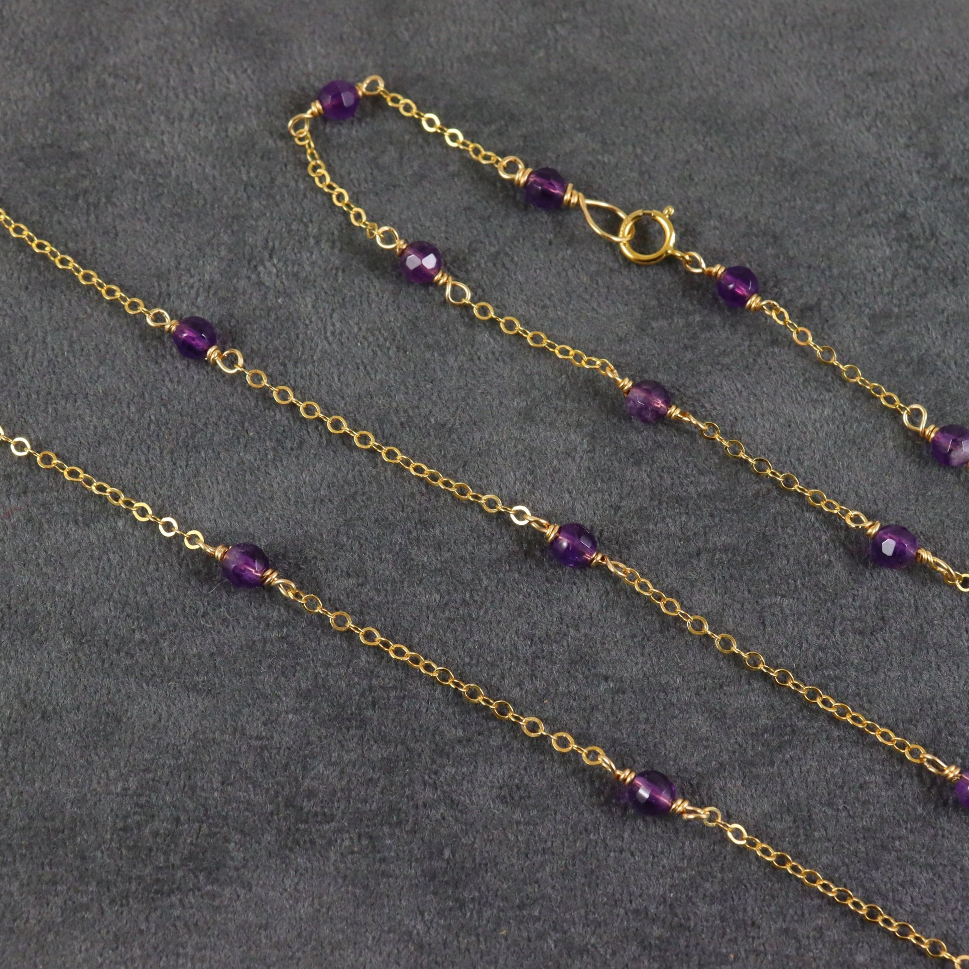 Amethyst Gemstone Bracelet - Karen Morrison Jewellery