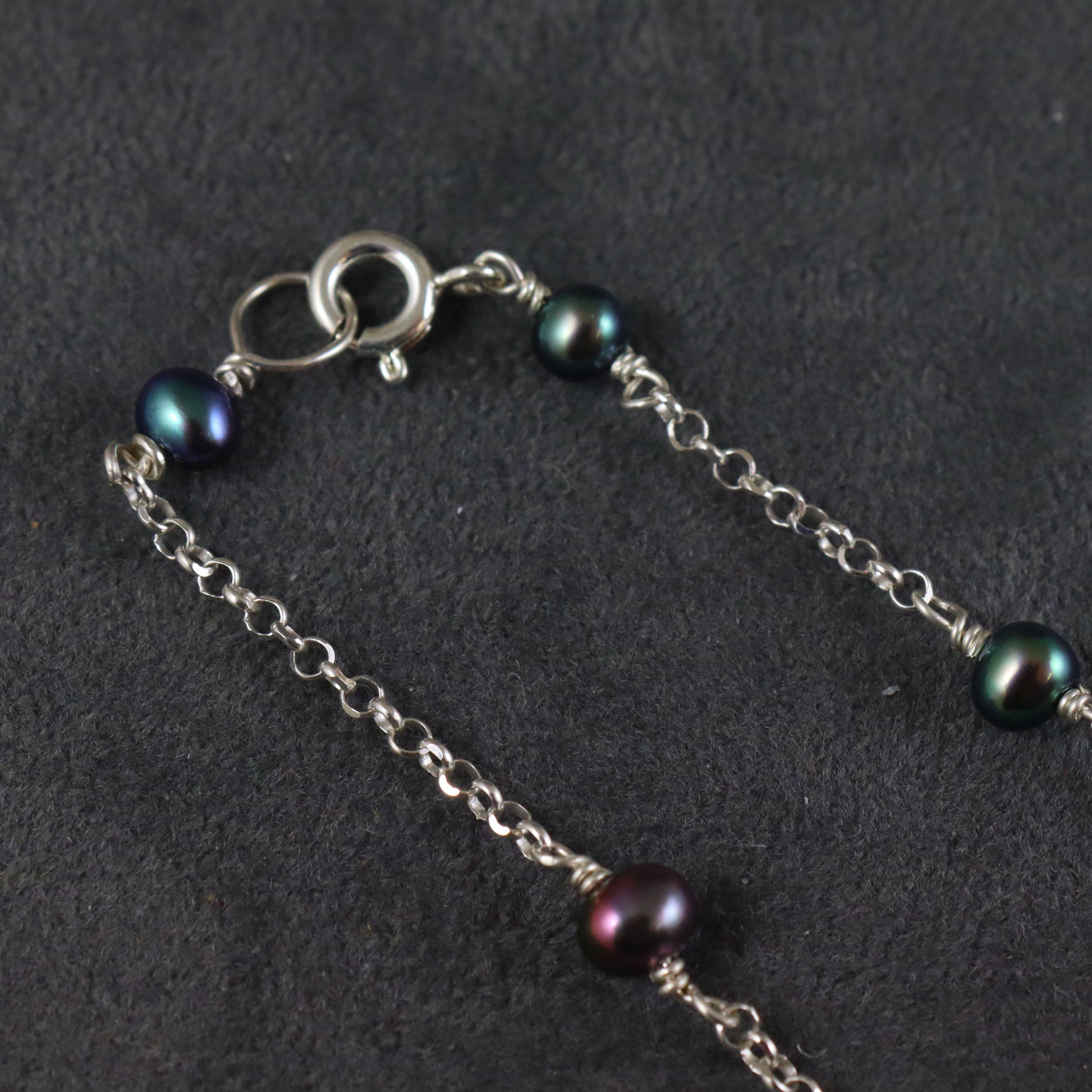 Grey Freshwater Pearl Bracelet - Karen Morrison Jewellery