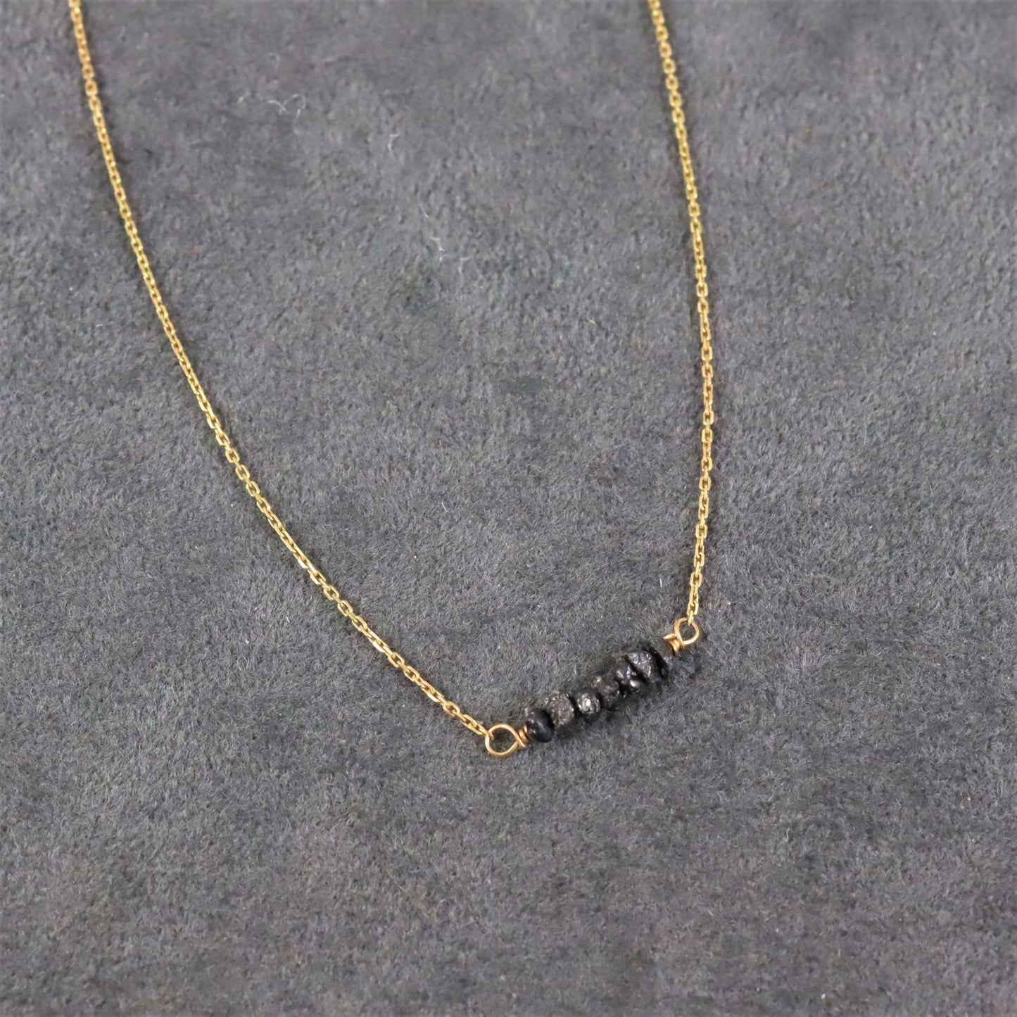 9ct Gold & Diamond Necklace - Karen Morrison Jewellery