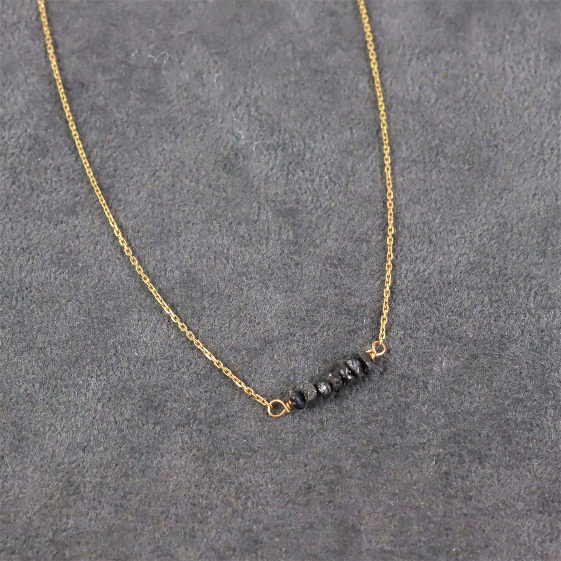 9ct Gold & Diamond Necklace - Karen Morrison Jewellery