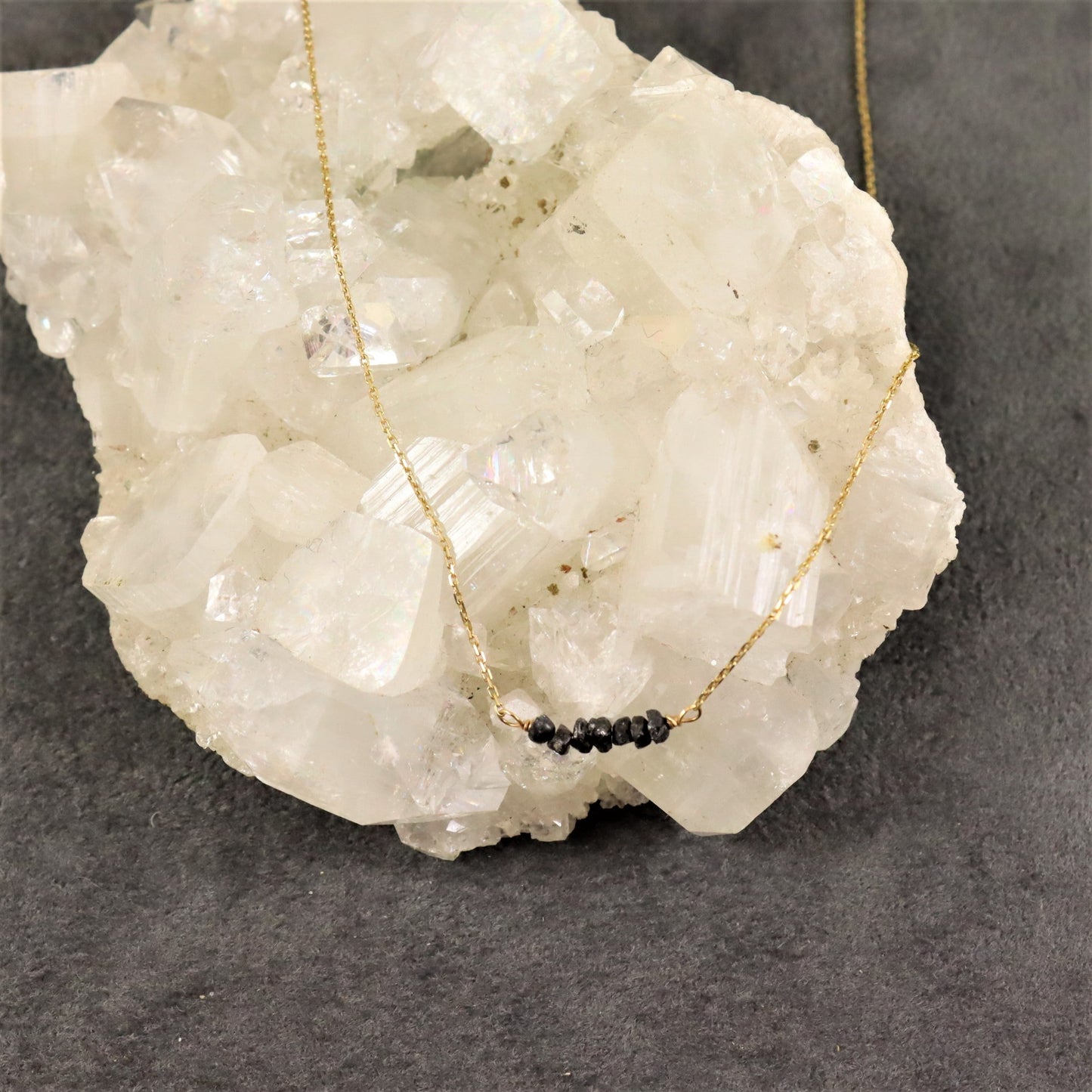 9ct Gold & Diamond Necklace - Karen Morrison Jewellery