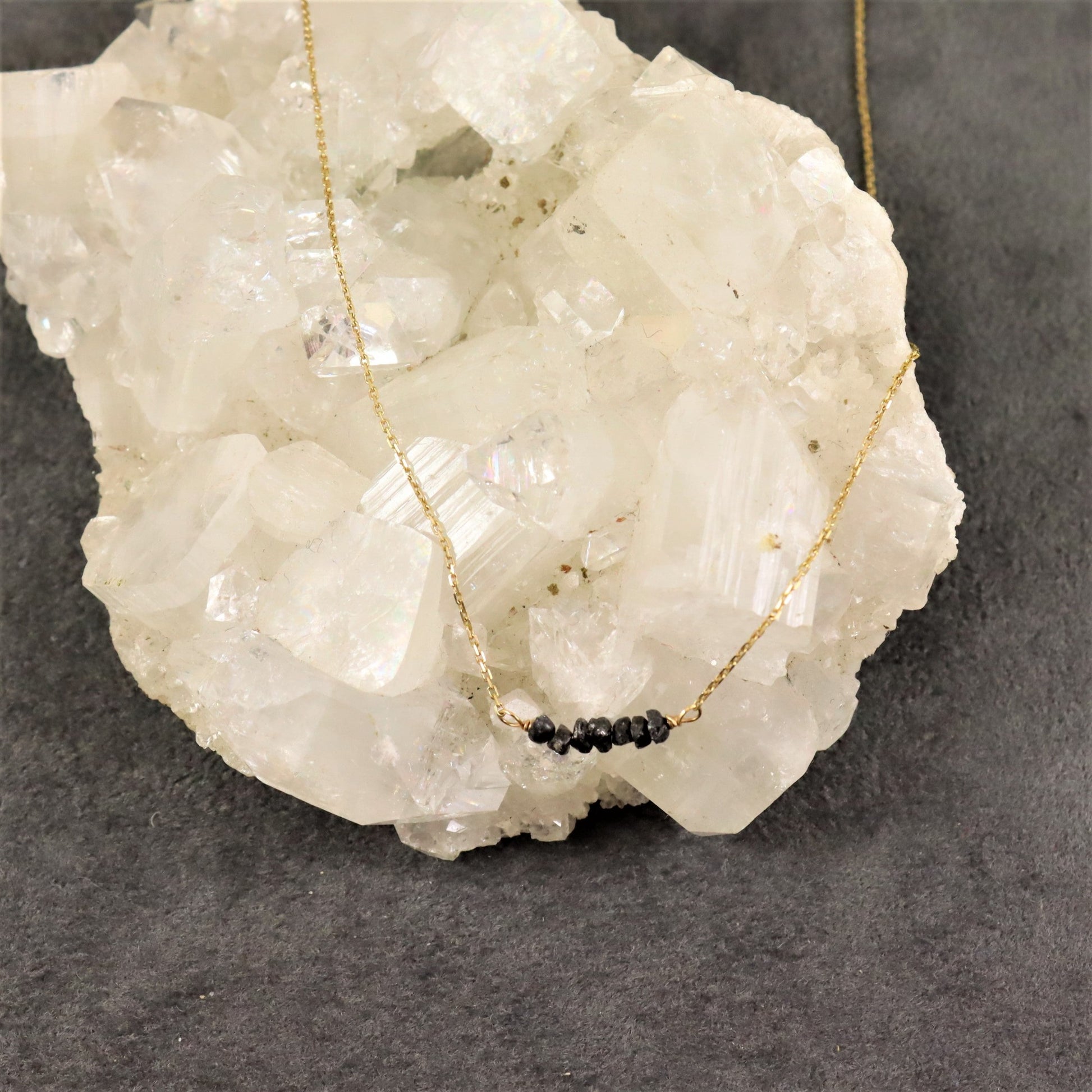 9ct Gold & Diamond Necklace - Karen Morrison Jewellery