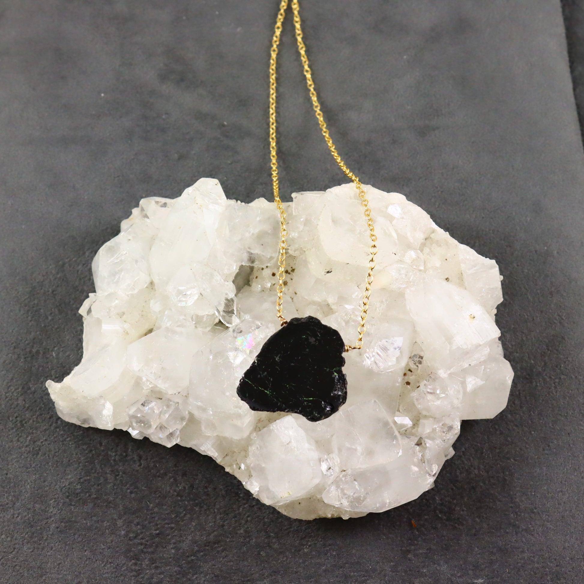 black tourmaline necklace