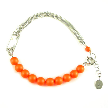 Neon Lights Swarovski Crystal Bracelet - karen-morrison-jewellery