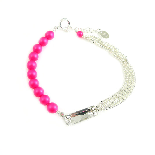 Neon Lights Swarovski Crystal Bracelet - karen-morrison-jewellery