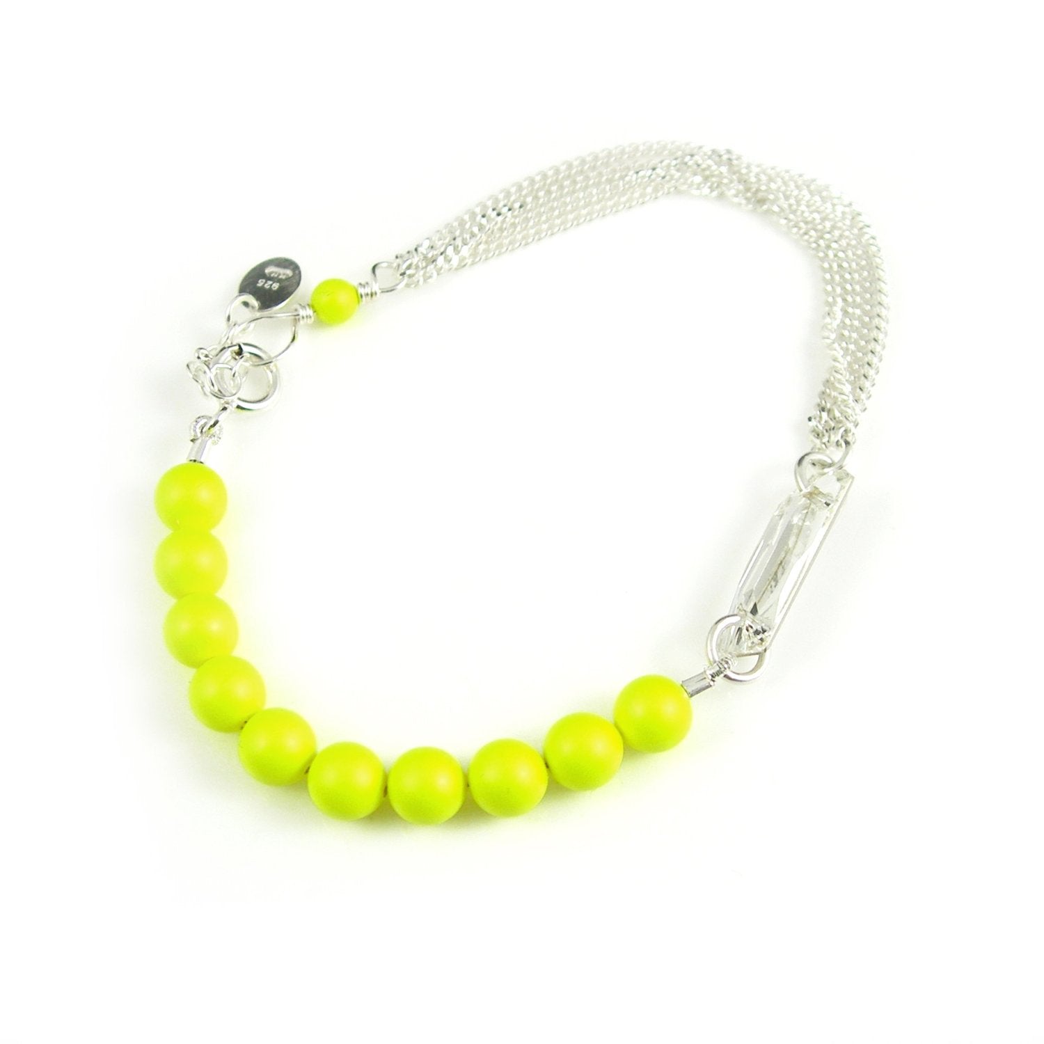 Neon Lights Swarovski Crystal Bracelet - karen-morrison-jewellery