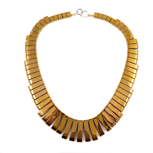 Gold Hematine Necklace - Karen Morrison Jewellery