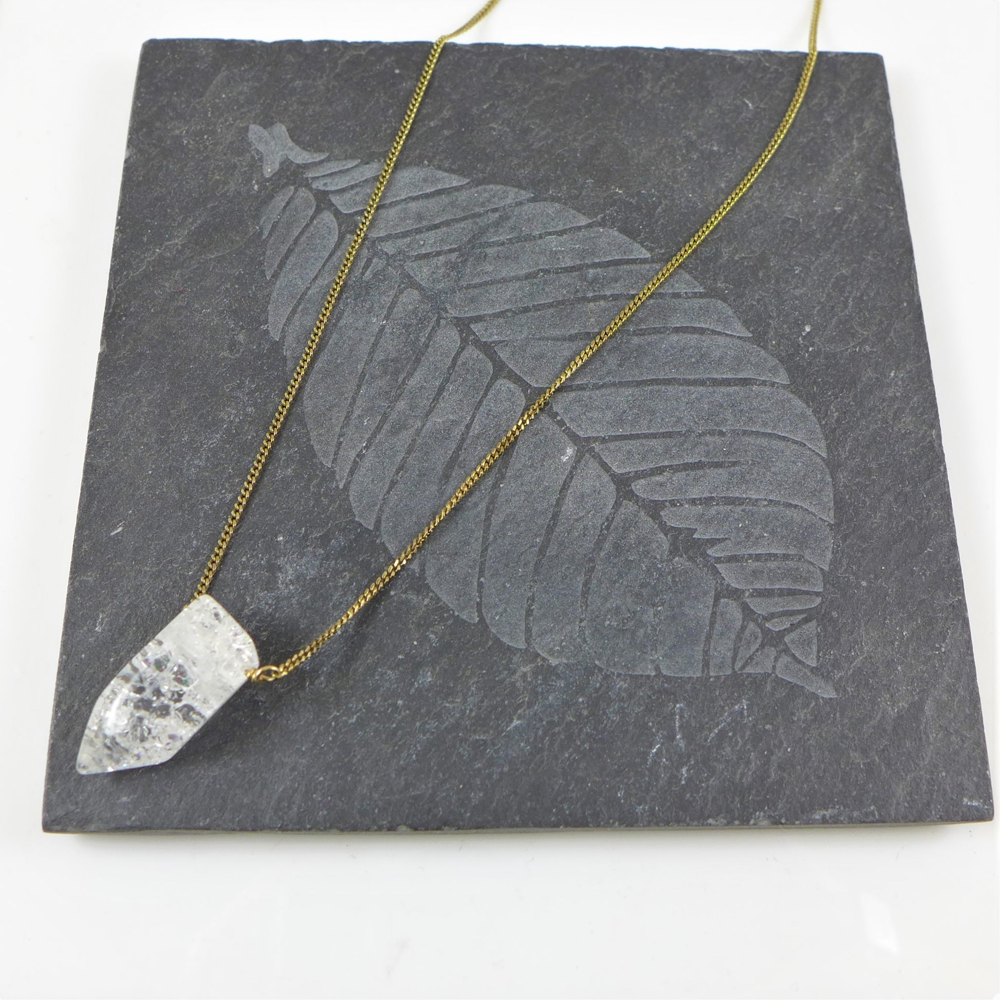Crystal Quartz Necklace - Karen Morrison Jewellery