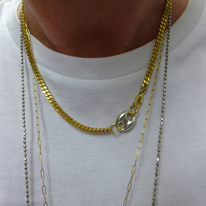 Gold Plated Chain Necklace - Karen Morrison Jewellery