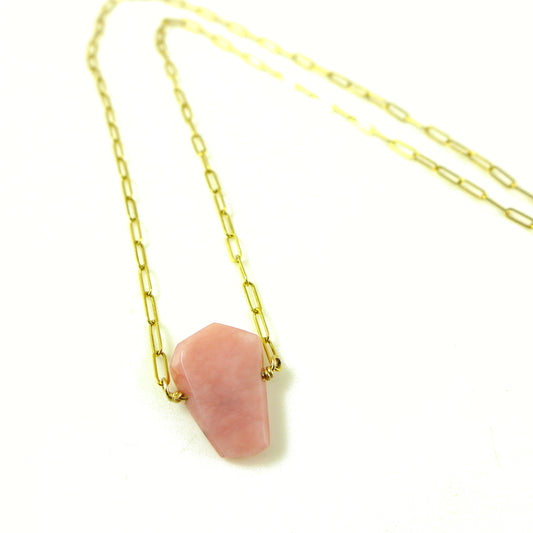 Pink Opal Necklace