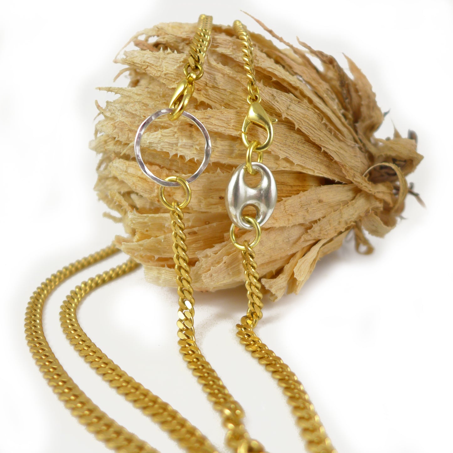 Gold Plated Chain Necklace - Karen Morrison Jewellery