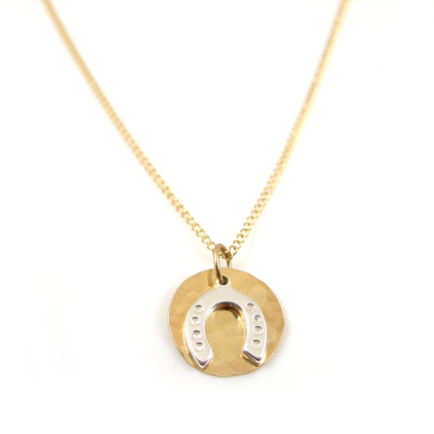 Horseshoe 9ct Gold Necklace - karen-morrison-jewellery
