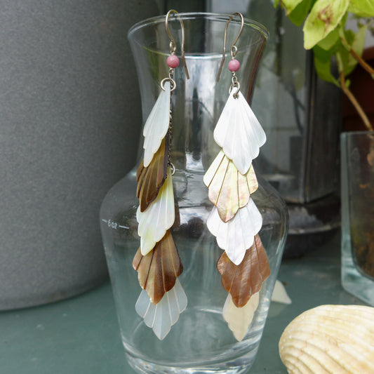 Mother of Pearl Earrings - Karen Morrison Jewellery