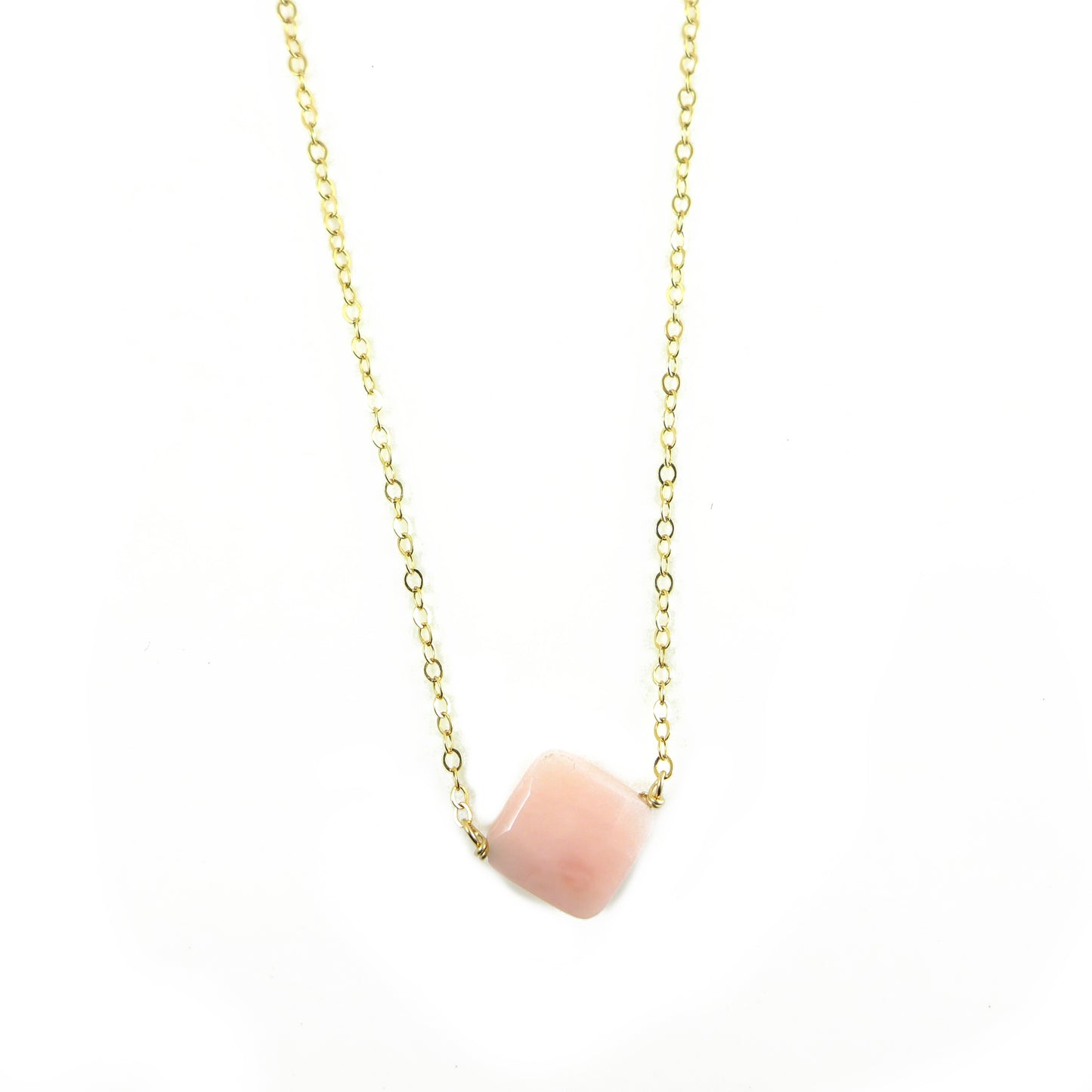Pink Opal Necklace - karen-morrison-jewellery