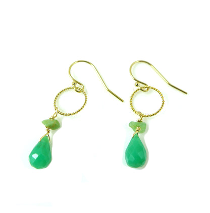 Chrysoprase Earrings