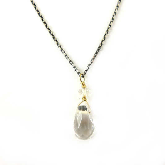 Rock Crystal Necklace - karen-morrison-jewellery