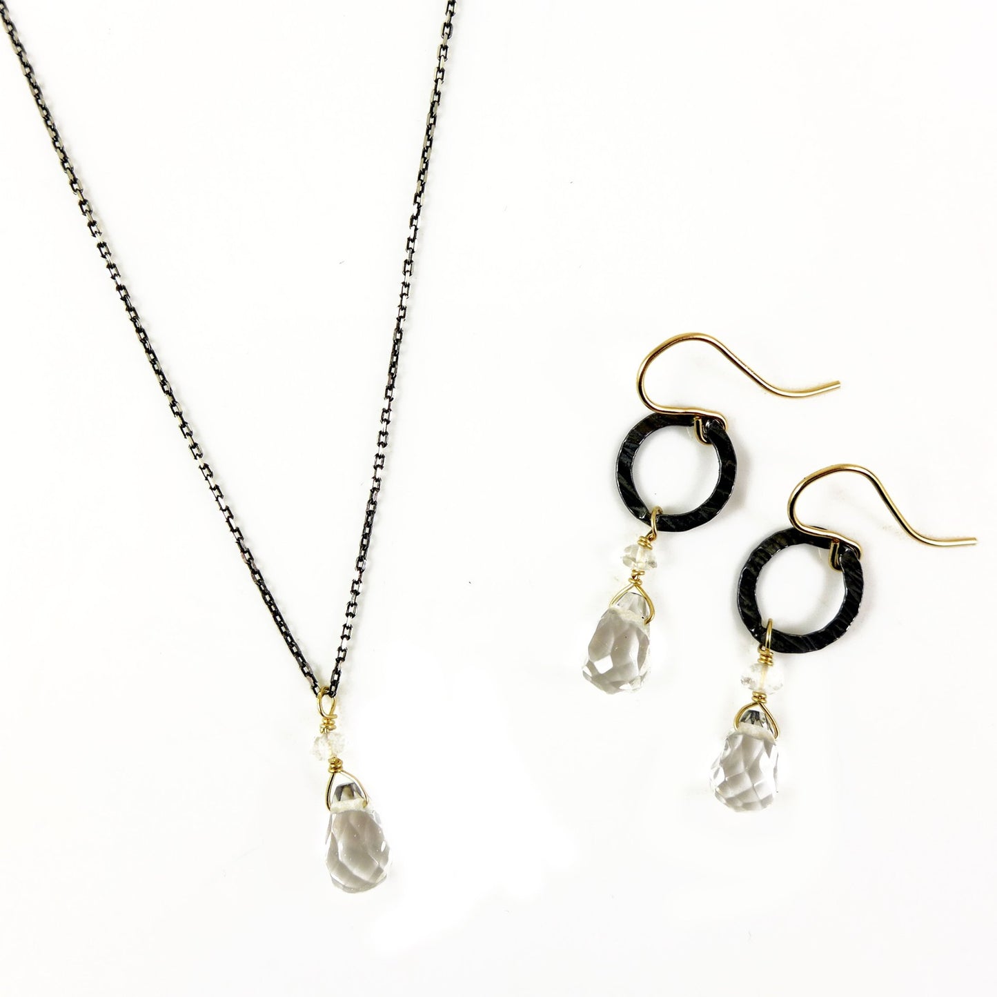 Rock Crystal Necklace - karen-morrison-jewellery