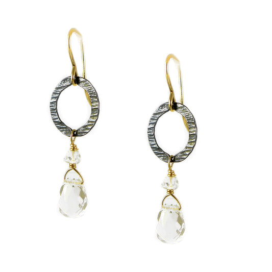 Rock Crystal Earrings - karen-morrison-jewellery