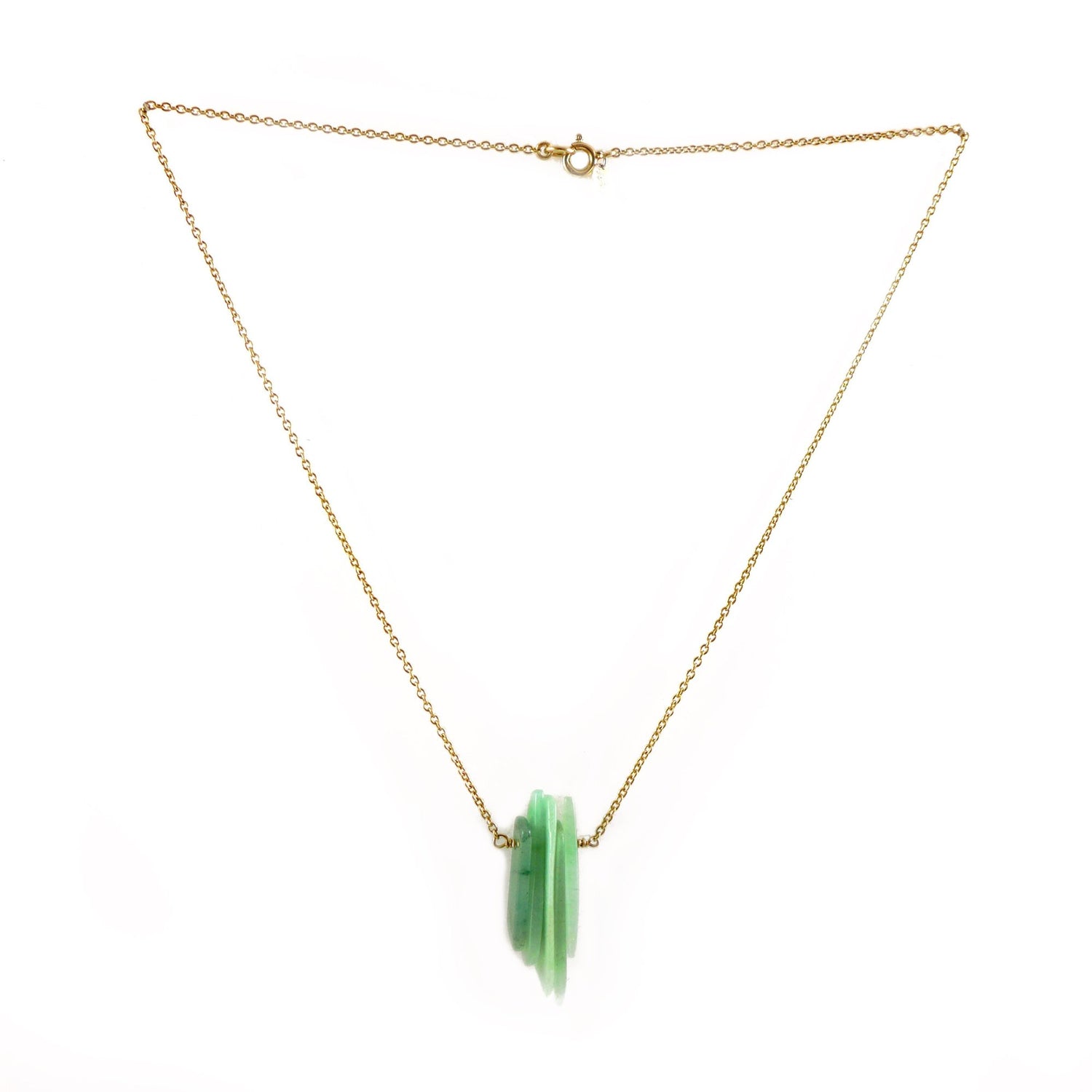 Aventurine Shard Necklace - karen-morrison-jewellery