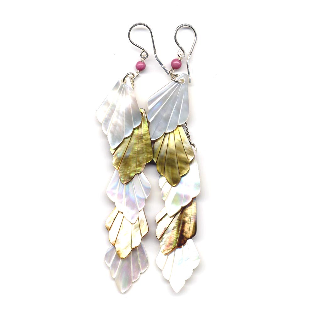 Mother of Pearl Earrings - Karen Morrison Jewellery