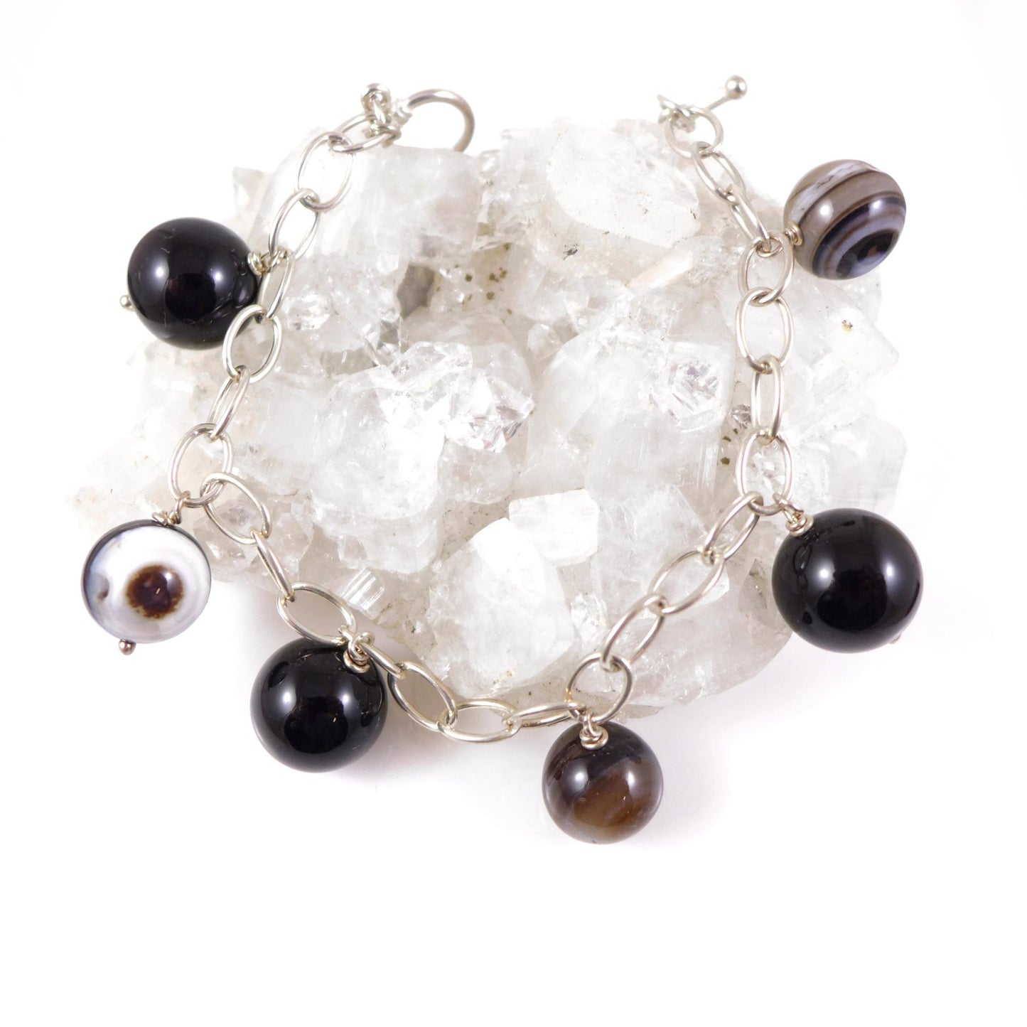 SALE - Onyx  Bracelet - karen-morrison-jewellery