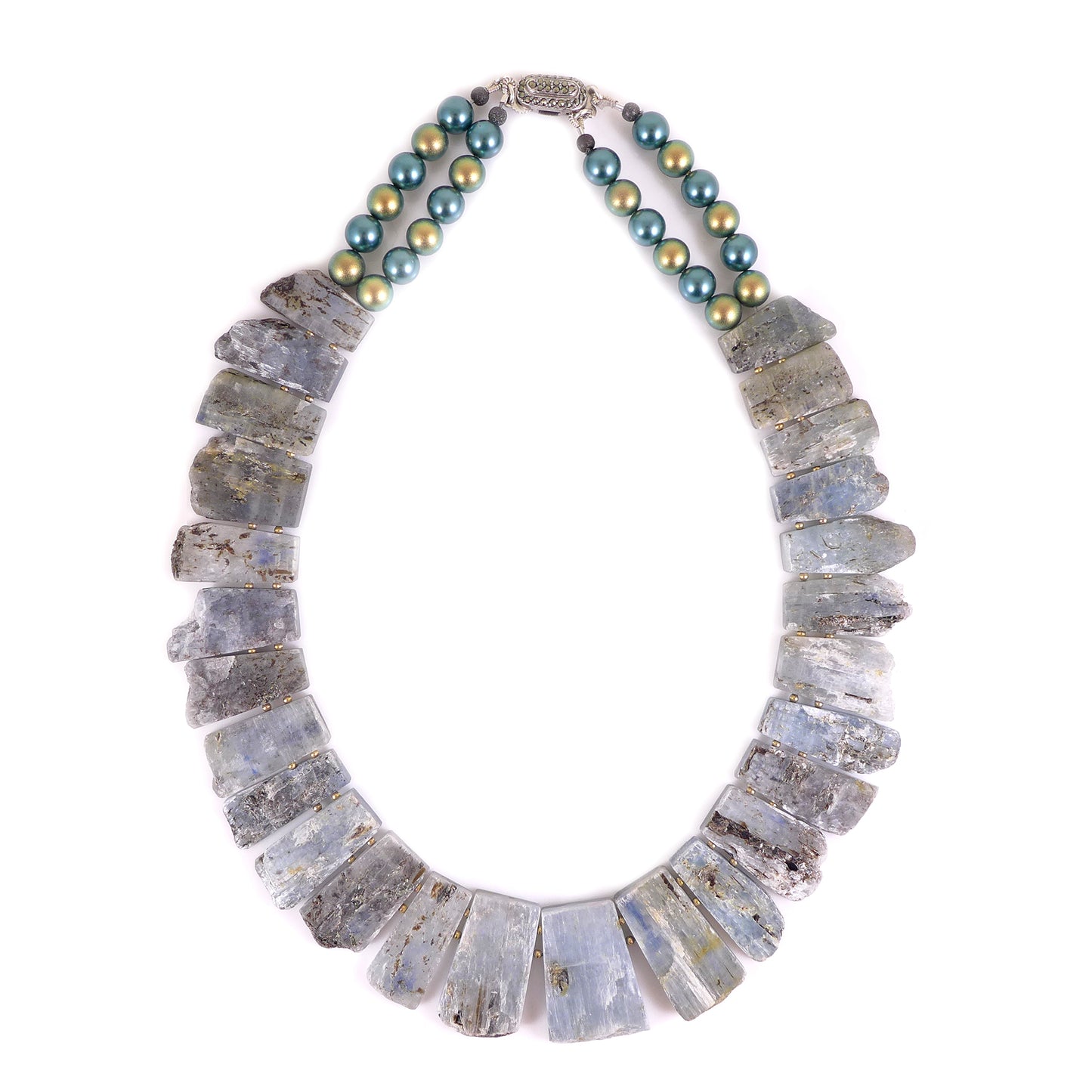 Kyanite Gemstone Necklace - ONE OF A KIND