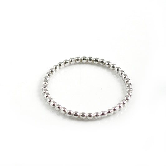 Silver Ball Ring - karen-morrison-jewellery