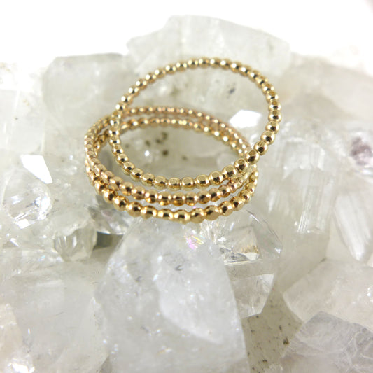 Gold Filled Ball Ring - karen-morrison-jewellery