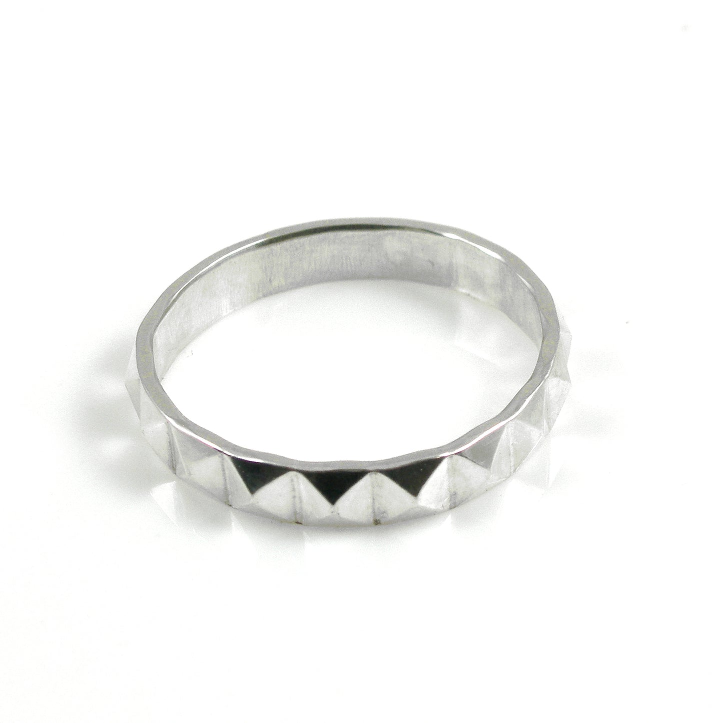 Silver Studded Ring - Karen Morrison Jewellery