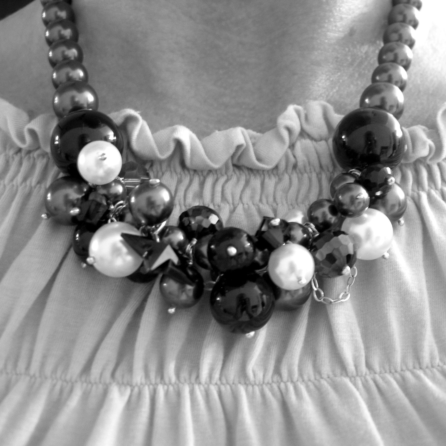 Swarovski Pearl Statement necklace - Karen Morrison Jewellery