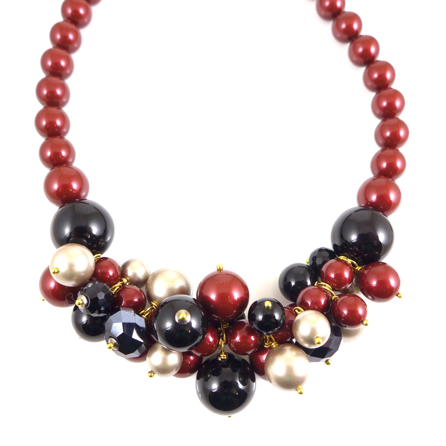 Swarovski Pearl Statement necklace - Karen Morrison Jewellery