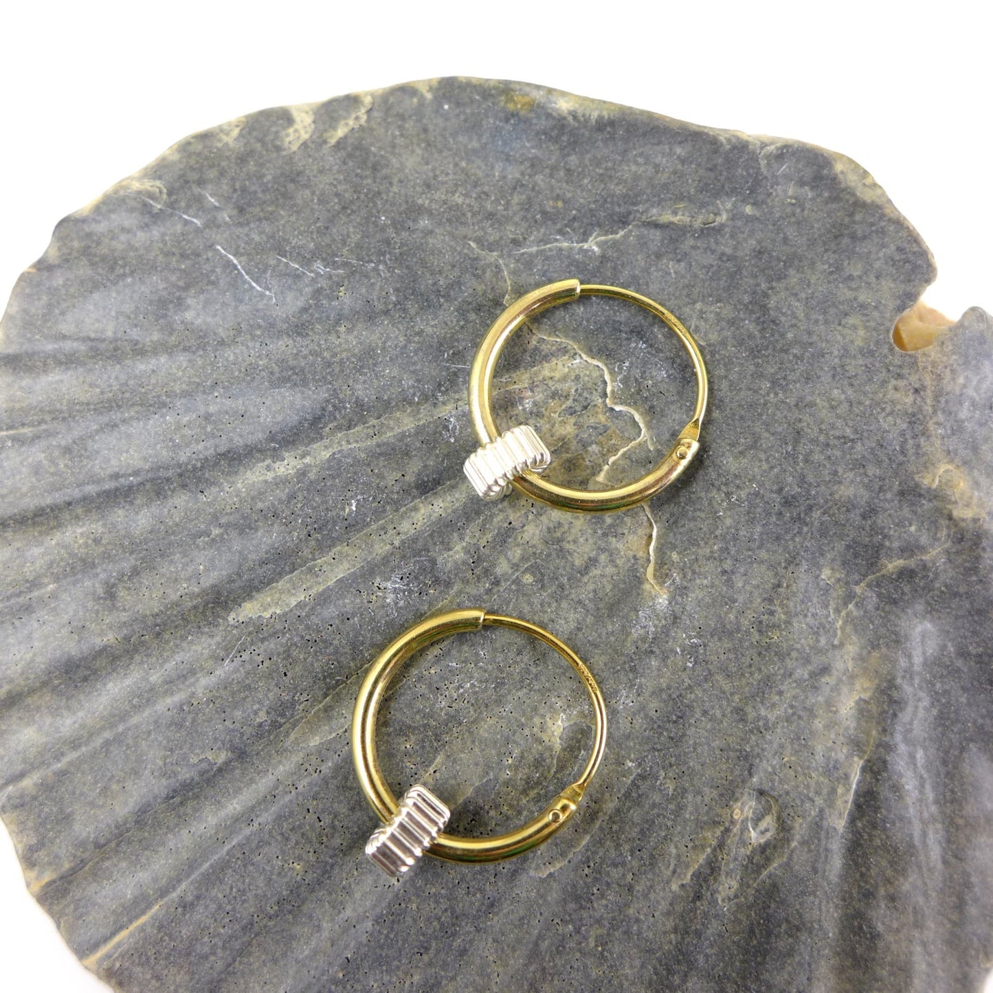 Gold & Silver Hoop Earrings - karen-morrison-jewellery